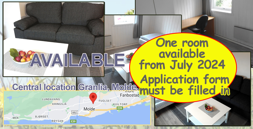 Rooms low price and accomodation in Molde.  